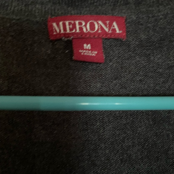 Merona Grey and Sequin Cardigan - Picture 2 of 2